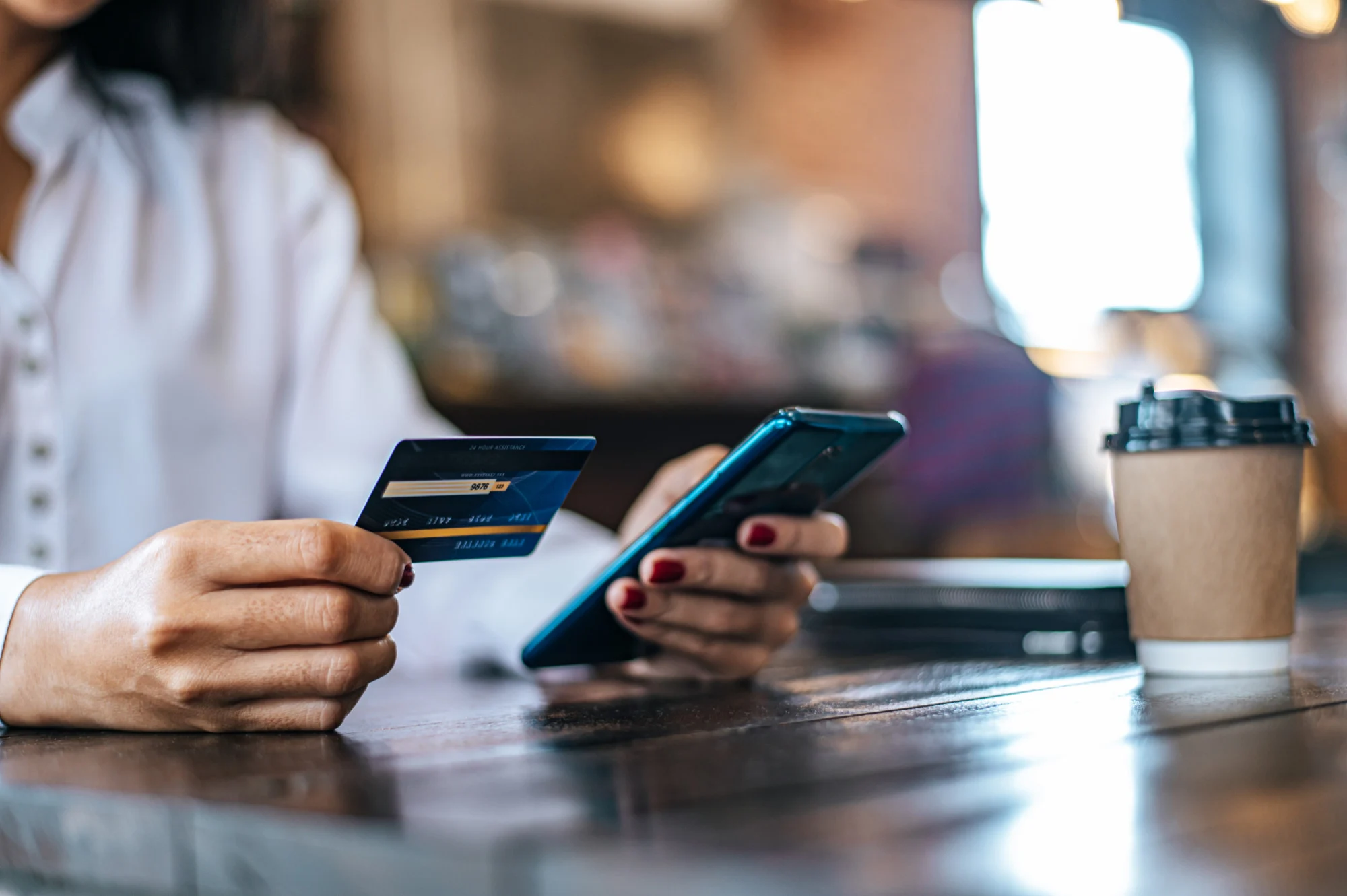 Pay goods by credit card